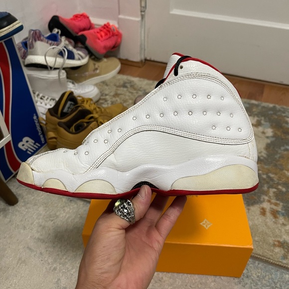 Fair Youth Sz 7Y Jordan 13 Retro Sneakers Alternative History Of Flight In White - Picture 9 of 15